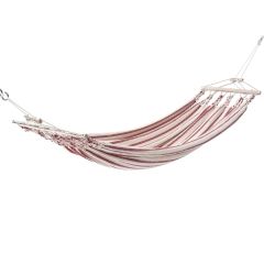 Chico Single Hammock Cotton 4 White-Red by Chico CI-1104 color red