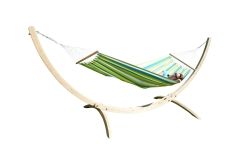 Hamac cu cadru Siesta Grande Caribe Beach Set by MacaMex MA-90382 color green