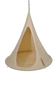 Peșteră suspendată pentru copii Bebo - alb natural by Cacoon HI-BW001 color white