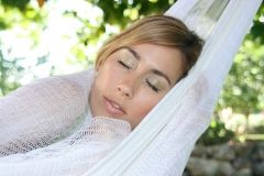 Hamac mexican Croșetat natural de bumbac alb extra fin by MacaMex MA-00170 color white