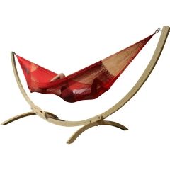 Siesta Grande Deluxe Matrimonial Plus set roșu by MacaMex MA-901153 color red