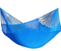 Hamac mexican cu plasă - Double Cielo Plus by MacaMex MA-00224 color blue