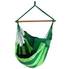 Fotoliu suspendat Relaxa Verde bumbac verde by MacaMex MA-11405 color green