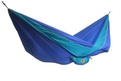 Travel hammock King size Royal blue-emerald green by TicketToTheMoon TM-THK-3936-OLD color blue