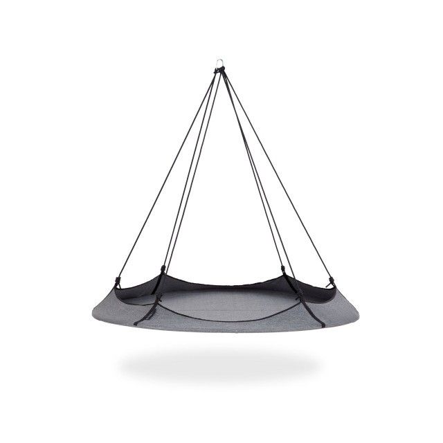 Pat suspendat gri 1,8m, rezistent la intemperii by Hangout Pod TI-HAB18BKGY color grey/silver