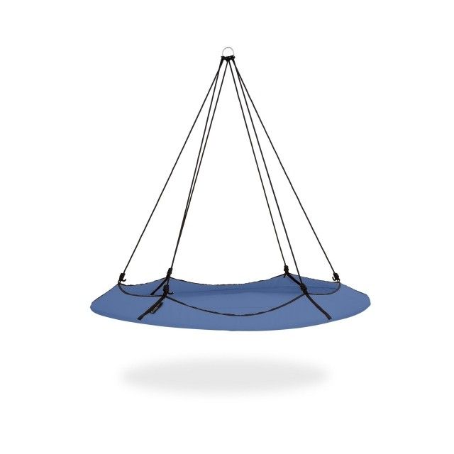 Pat suspendat în formă de cort albastru 1,8m, rezistent la intemperii by Hangout Pod TI-HAB18BKIB color blue