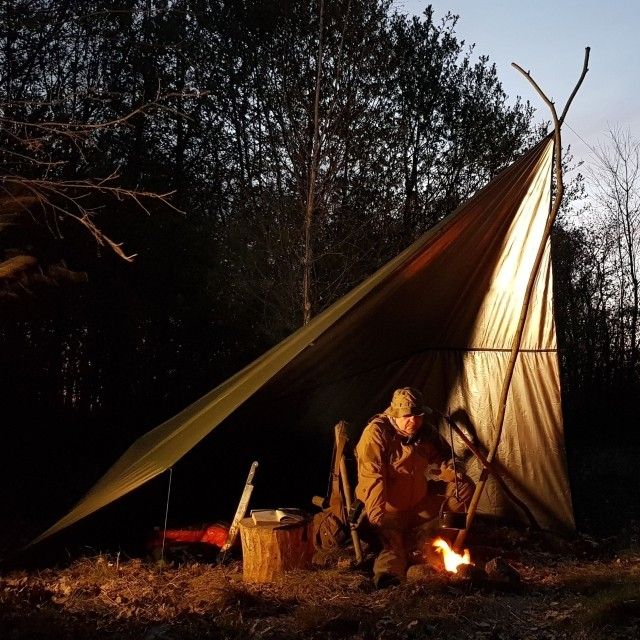 THERMO - Tarp™ 4x3 by Bushmen BU-1THTARP4X3 color green