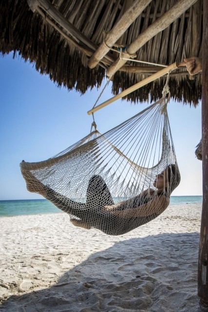 Mexican net agățat scaun natural bumbac alb by MacaMex MA-10010 color natur / beige