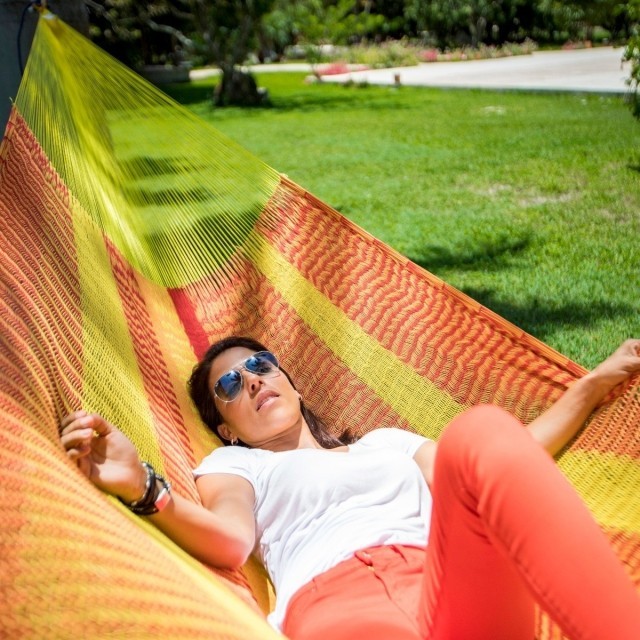 Hamac mexican de plasă - Family Solar Plus by MacaMex MA-00241 color multicolor