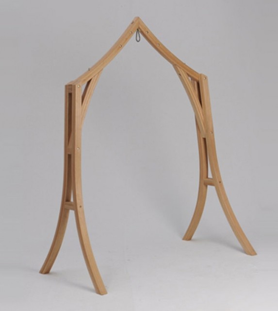 Royal Arc stand for Hammock chair Nido Royal by Jobek JO-70415-OLD color brown