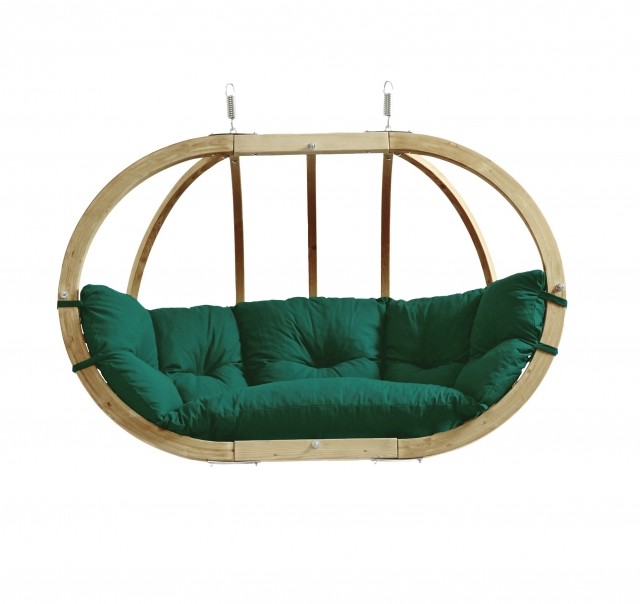 Globo Royal Chair verde rezistent la intemperii - scaun dublu suspendat by Amazonas AZ-2030844 color green