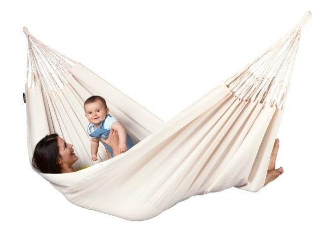 Brisa Vanilla - hamac dublu rezistent la intemperii by La Siesta LS-BRH16-1 color white