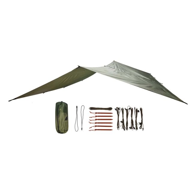 EASY Tarp 4×3 / verde by Bushmen BU-EATARP4x3gre color green