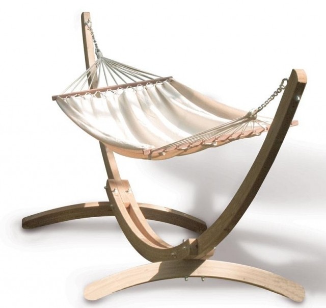 Hamac set Lancha grande by MacaMex MA-90101 color natur / beige