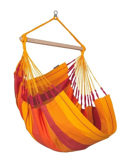 Scaun suspendat Habana Volcano Basic Orange by La Siesta LS-HAC14-22 color red