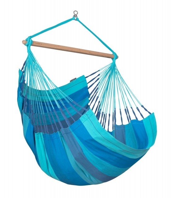 Scaun suspendat Habana Lagoon Comfort albastru by La Siesta LS-HAL18-33 color blue