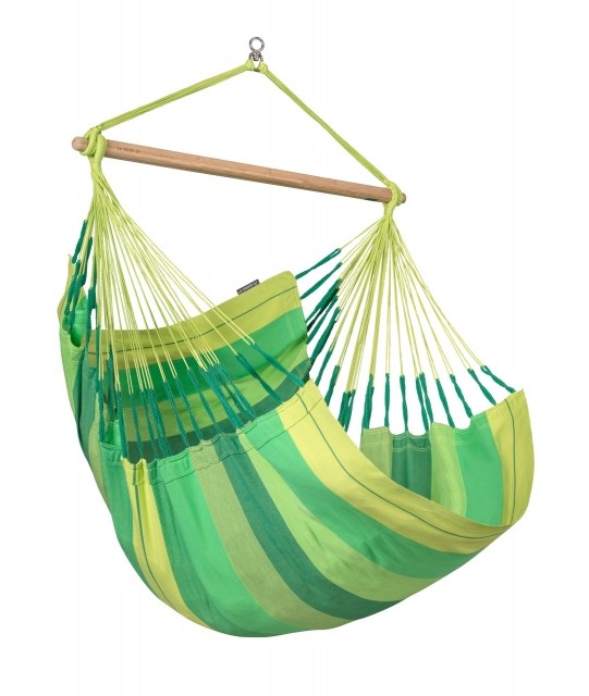 Scaun suspendat Habana Jungle Comfort verde by La Siesta LS-HAL18-44 color green