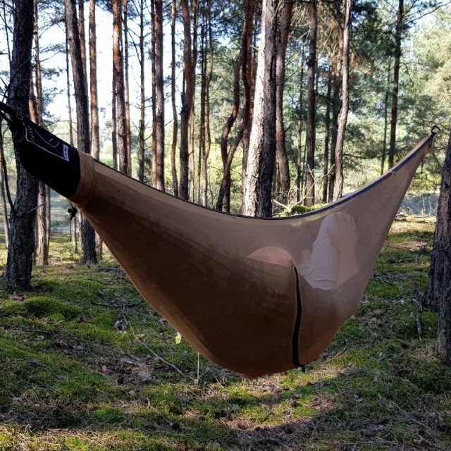 Desert plasă de țânțari bej pentru hamacuri by Bushmen BU-1HAMONETD color beige