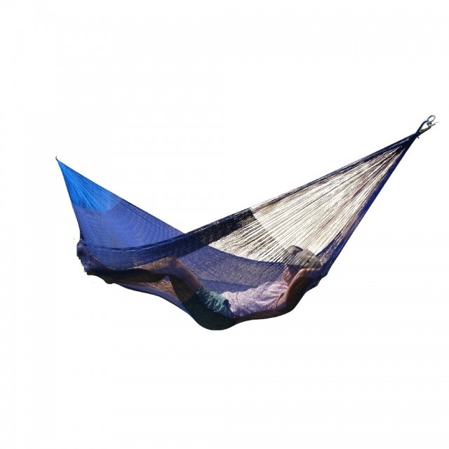 Hamac mexican Familie PLUS albastru închis by MacaMex MA-00342 color blue