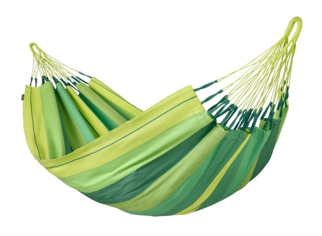Modesta Jungle - Hamac simplu din bumbac organic, verde 300 cm by La Siesta LS-MOH14-44 color green