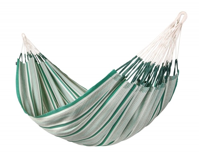 Modesta Agave - hamac king-size din bumbac organic, verde by La Siesta LS-MOH18-X4 color green