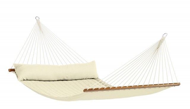 Alabama Vanilla tapițat hamac pol tapițat hamac king size rezistentă la intemperii alb natural by La Siesta LS-NQR14-11 color creme