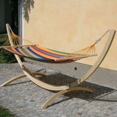 Set de hamace Siesta Grande Deluxe Caribe Grande Paradiso by MacaMex MA-90273 color blue