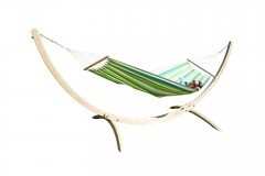 Hamac cu cadru Siesta Grande Deluxe Caribe Beach Set by MacaMex MA-90383 color green