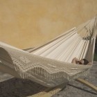Brasil Comfort Premium Nature Macrameu - Hamac dublu by MacaMex MA-01070 color natur / beige