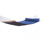 California Lapis Blue - hamac cu stâlp dublu tapițat albastru rezistent la intemperii (certificat FSC™) by MacaMex MA-25403 color blue