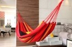 Brasil Comfort Premium Corazon - Hamac dublu by MacaMex MA-01081 color red