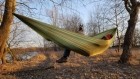 Ultralight hamac verde cu hamacuri whoopie slings by Bushmen BU-1UHAZENG color green
