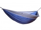 Camper hamac de călătorie albastru cu margine gri, inclusiv materialul de fixare by Hideaway Outfitters HO-0010111611 color blue