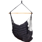 SoftChair Black Scaun suspendat certificat FSC™ negru tapițat negru rezistent la intemperii by MacaMex MA-11505 color black