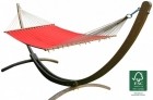 Set de hamace Siesta Grande California Hot Chocolate (certificat FSC™) by MacaMex MA-90602 color red