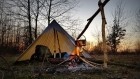 Prelata ultralight 3 x 3 verde by Bushmen BU-1ULTARP3X3DO color green