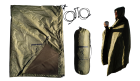 THERMO - Poncho Blanket™ cu izolație subțire, vă menține cald și uscat by Bushmen BU-1THBKET color green